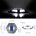 Lampa solarna LED G7008 (2W) 3000K + 6000K