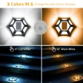 Lampa solarna LED G7008 (2W) 3000K + 6000K