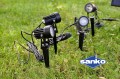 Lampa solarna LED S4205 kolorowe RGB (4x3W)