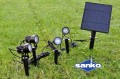 Lampa solarna LED S4205 kolorowe RGB (4x3W)