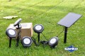 lampa solarna ogrodowa kolorowa