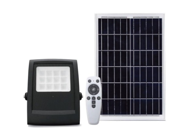 Lampa solarna LED V2 6000K (880lm 80W) + panel słoneczny (12W)