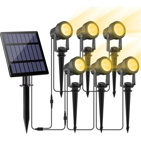 Lampa solarna LED S4205 V2 6H (6x3W) 3000K ciepła