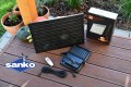 Lampa solarna LED V4 4000K (1480lm 140W) + panel słoneczny (25W)
