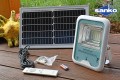 Lampa solarna LED E2 (600lm 60W) + panel słoneczny (15W)