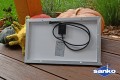 Lampa solarna LED E2 (600lm 60W) + panel słoneczny (15W)