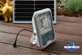 Lampa solarna LED E2 (600lm 60W) + panel słoneczny (15W)