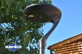 Zestaw Lampa solarna THEMIS + Słup aluminiowy czarny 3m