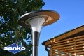Zestaw Lampa solarna ATHENA + Słup aluminiowy czarny 3m