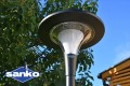 Zestaw Lampa solarna ATHENA + Słup aluminiowy czarny 3m