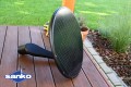 Zestaw Lampa solarna THEMIS + Słup aluminiowy czarny 3m