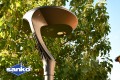 Zestaw Lampa solarna THEMIS + Słup aluminiowy czarny 3m