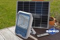 Lampa solarna LED E5 (1800lm 200W) + panel słoneczny (nowy 40W)