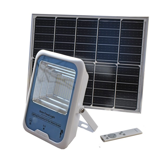 Lampa solarna LED E5 (1800lm 200W) + panel słoneczny (nowy 40W)