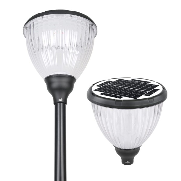 Lampa solarna parkowa LED P-05 6000K (LED 18W 1840lm panel 28W LiFePO4 36Ah 115Wh)