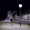 Lampa solarna parkowa LED P-05 6000K (LED 18W 1840lm panel 28W LiFePO4 36Ah 115Wh)