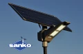 Lampa solarna uliczna LED SN-50 6000K (LED 50W 9000lm panel 160W LiFePO4 614Wh)